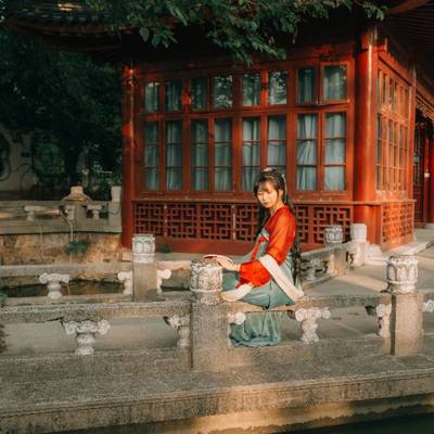 汉服模特