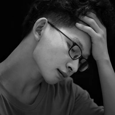 黑白模特