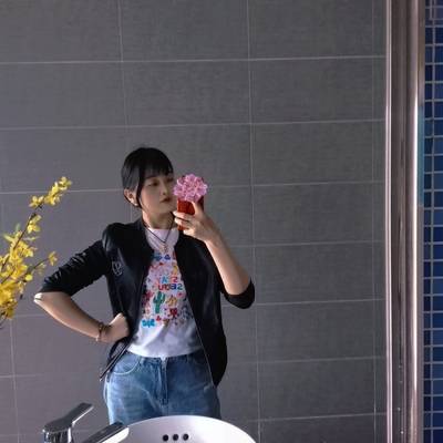 黑白模特