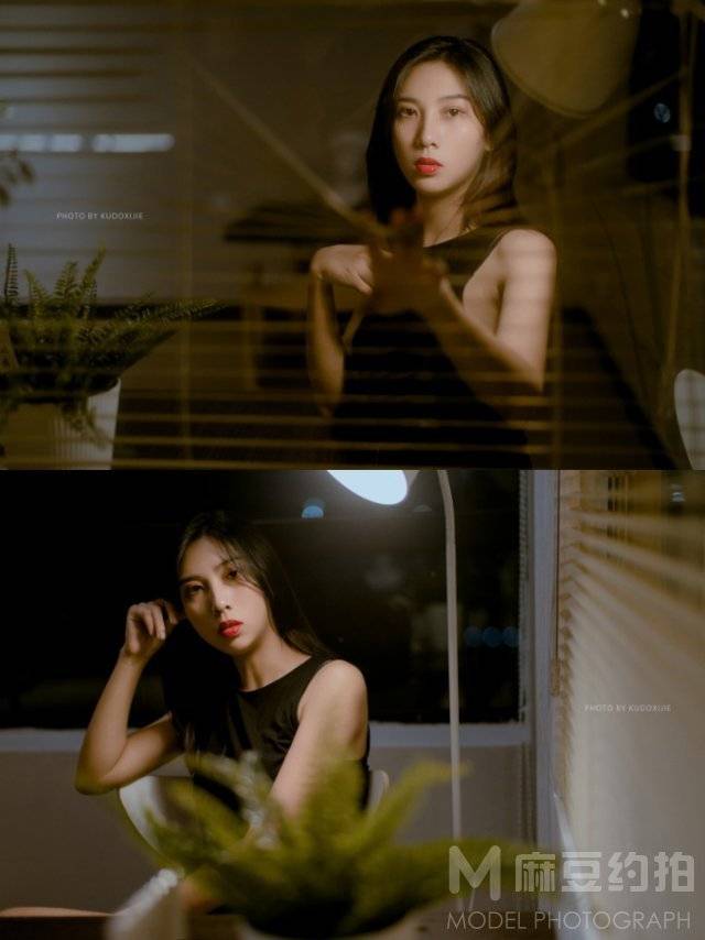 夜景模特