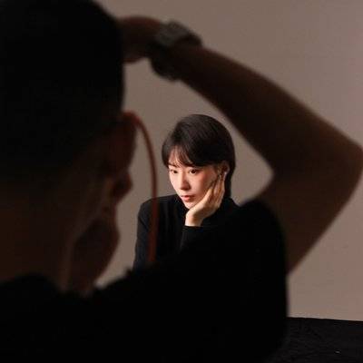 黑白模特