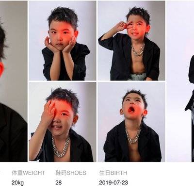 儿童摄影模特