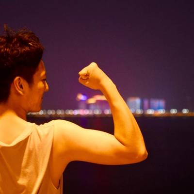 夜景模特