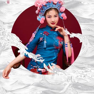 旗袍模特