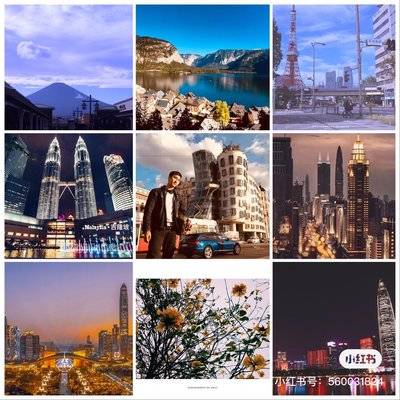 夜景模特