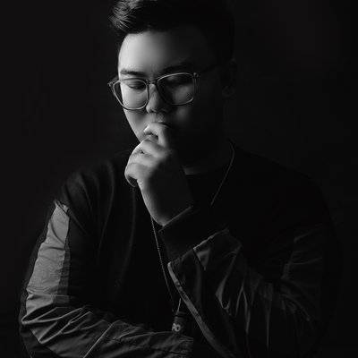 黑白模特