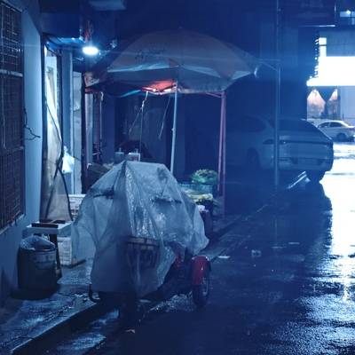 夜景模特