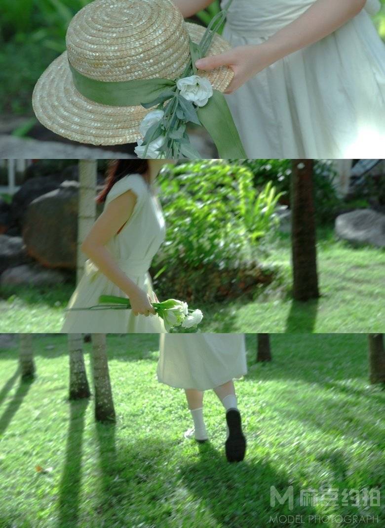黑白模特