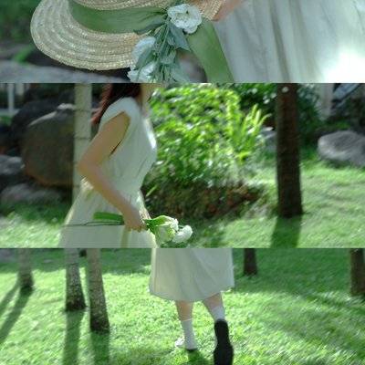 黑白模特