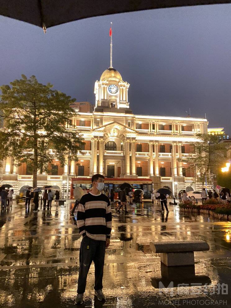 夜景模特