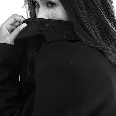 黑白模特