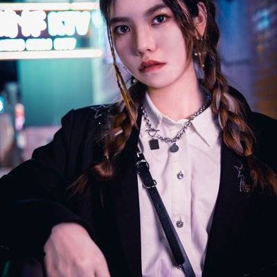 夜景模特