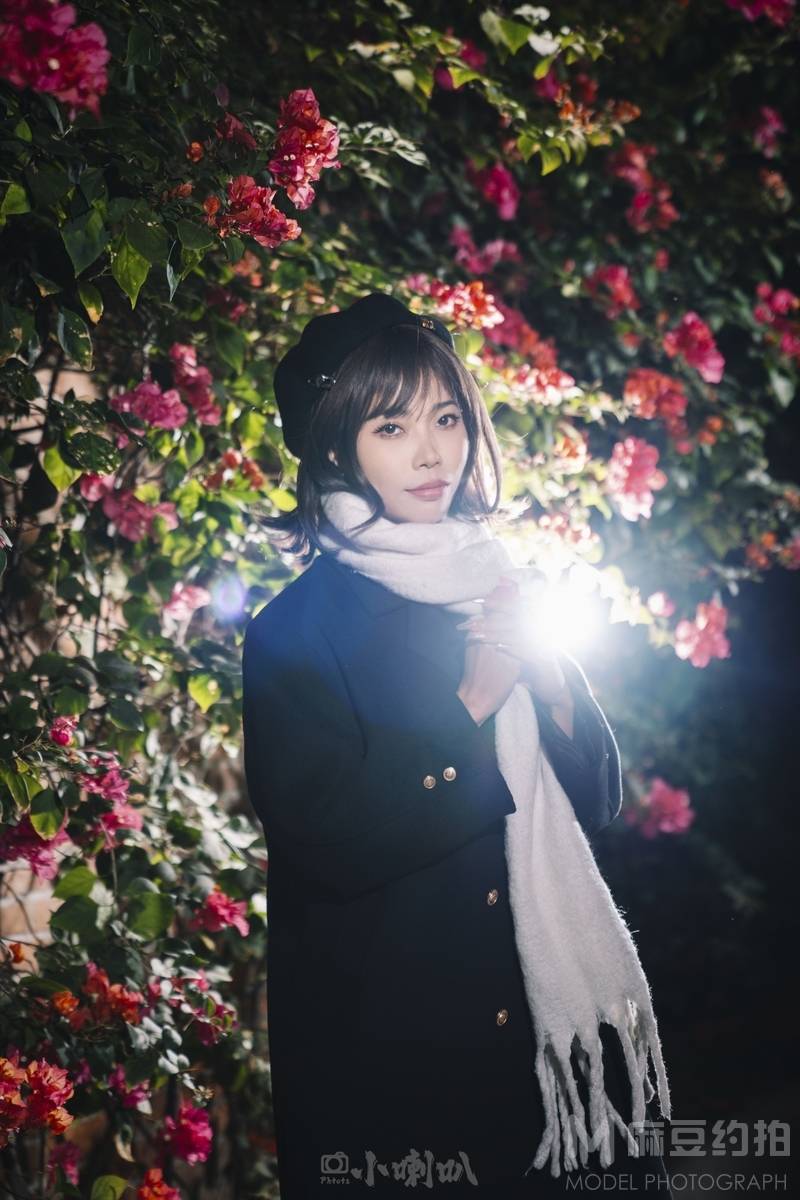 夜景模特