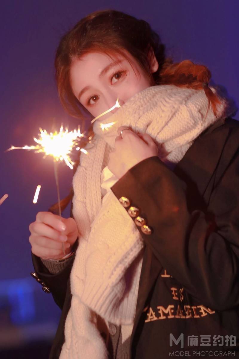 夜景模特
