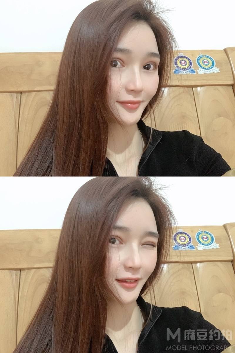 黑白模特