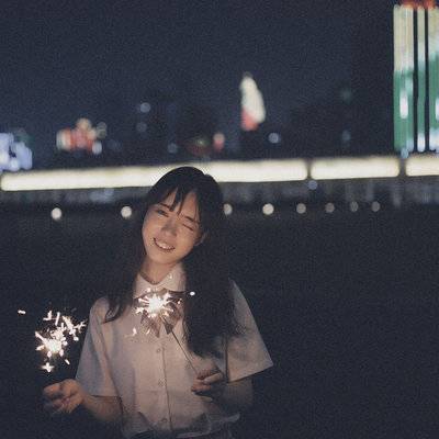 夜景模特