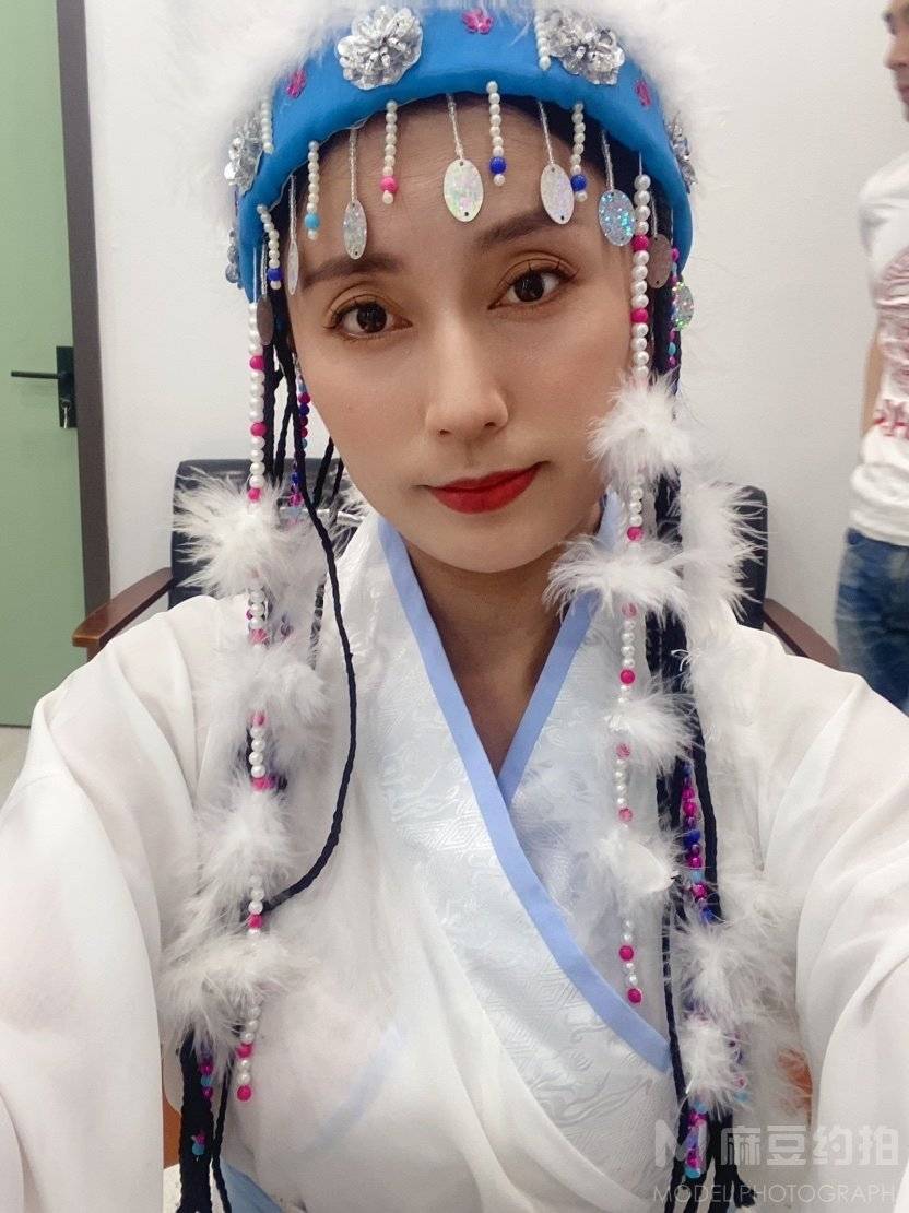 黑白模特