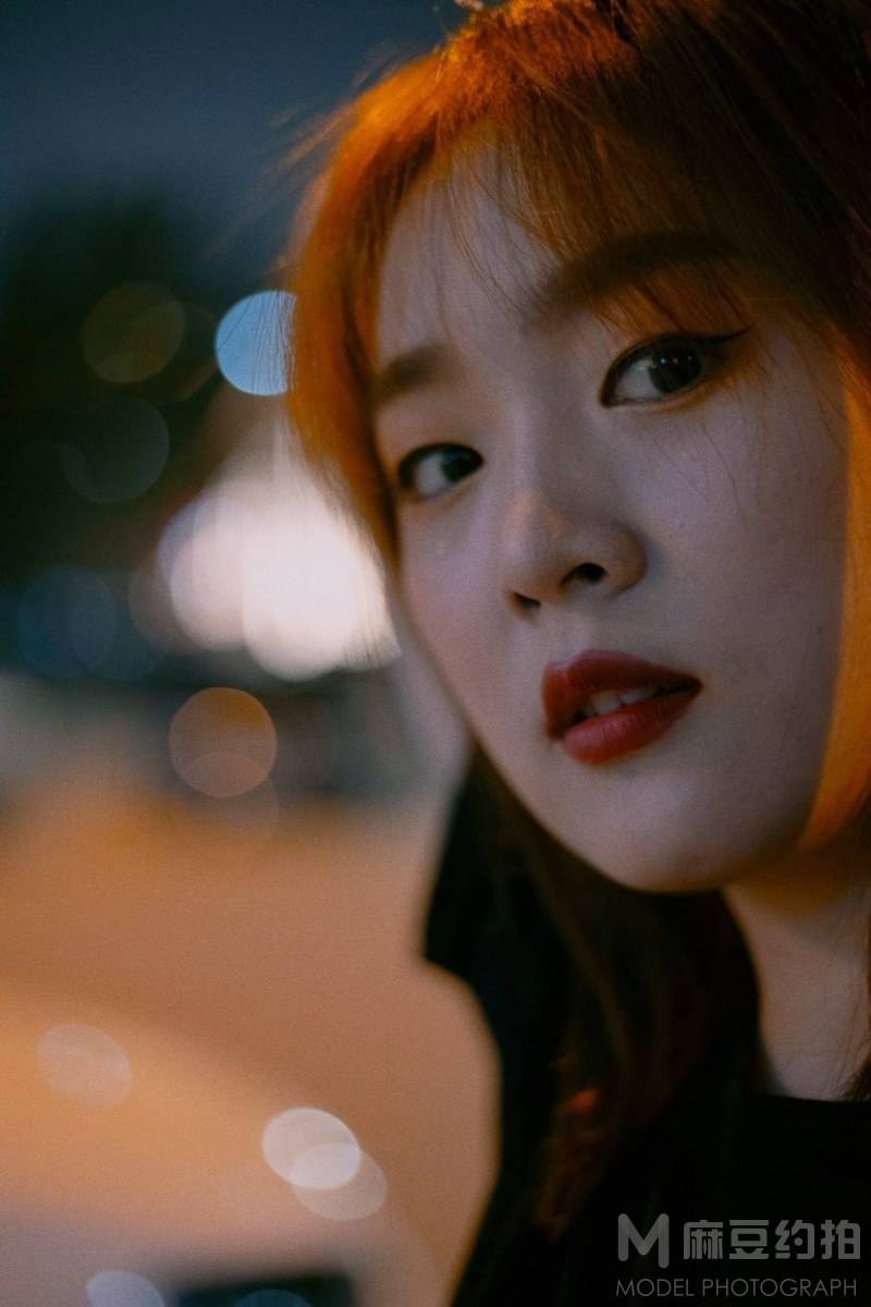 夜景模特