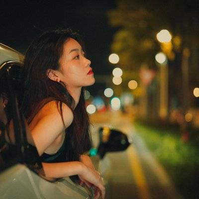 夜景模特