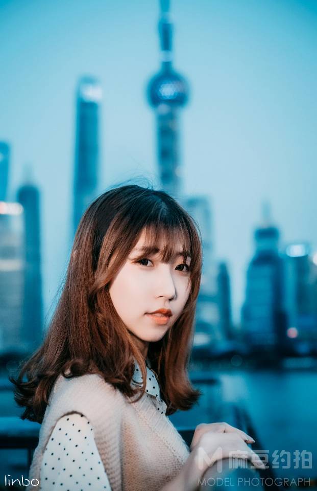 夜景模特
