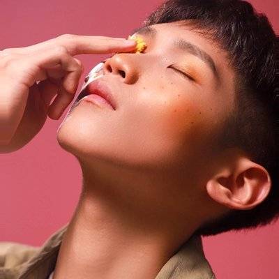 黑白模特