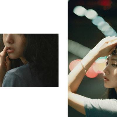黑白模特
