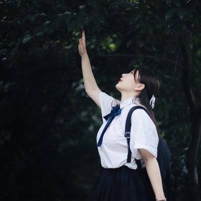 黑白模特