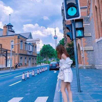 黑白模特