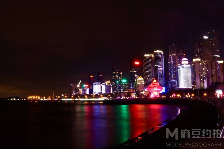 夜景模特