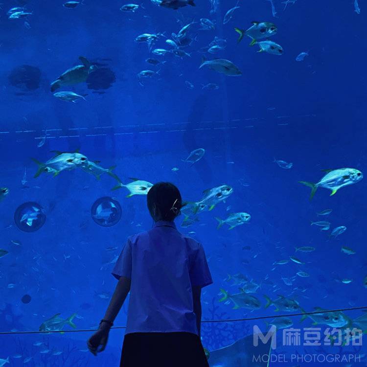 黑白模特