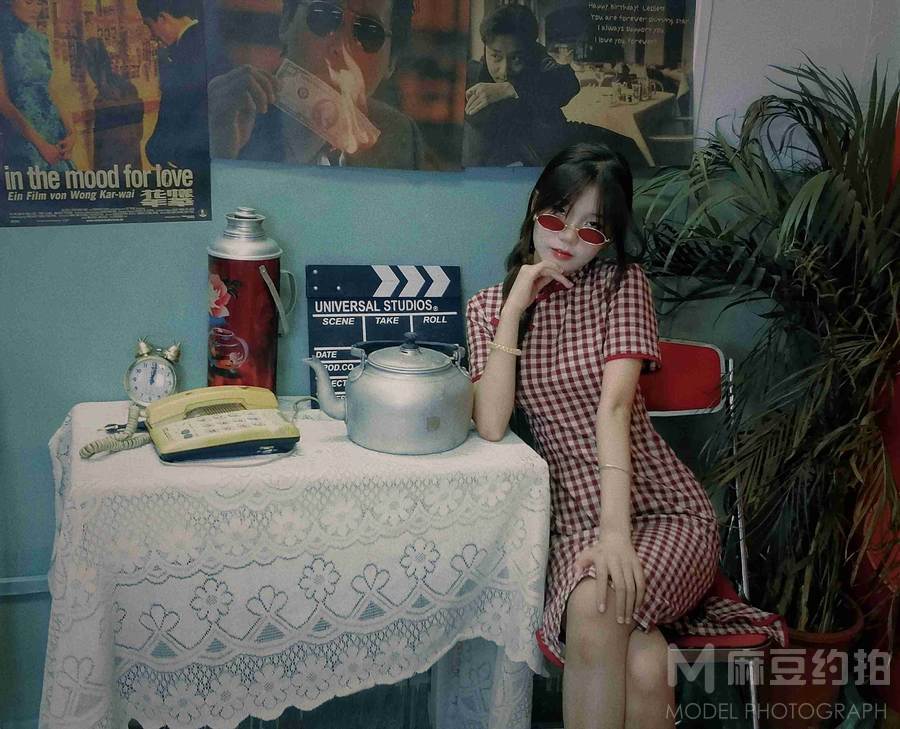 夜景模特