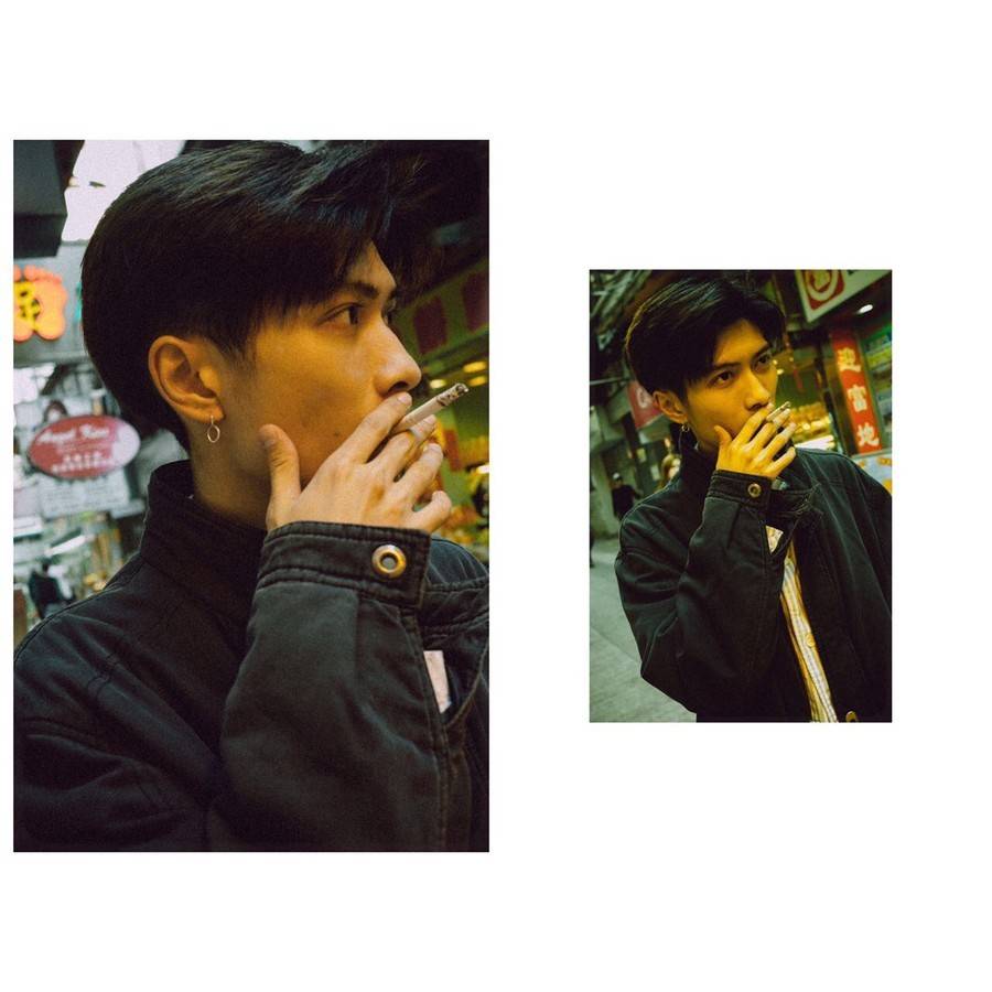黑白模特