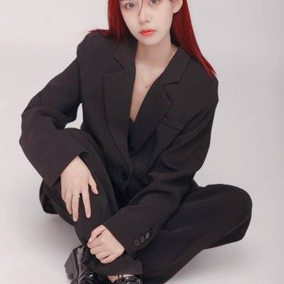 黑白模特