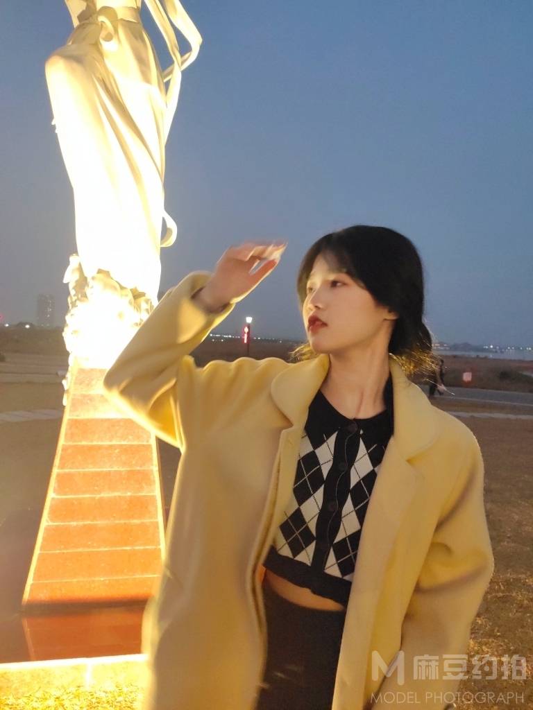 夜景模特