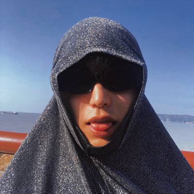 黑白模特
