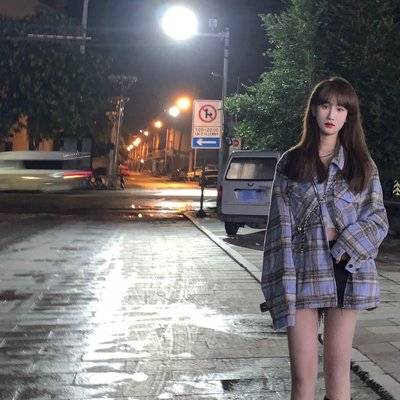 夜景模特