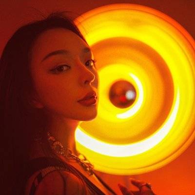 夜景模特