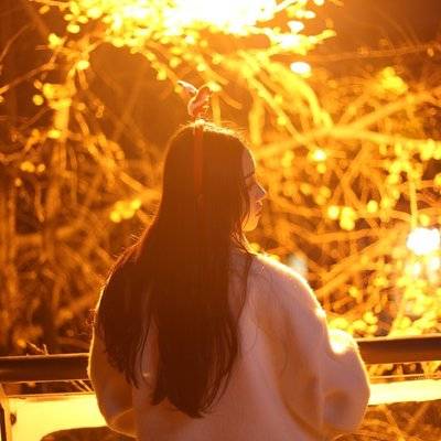 夜景模特