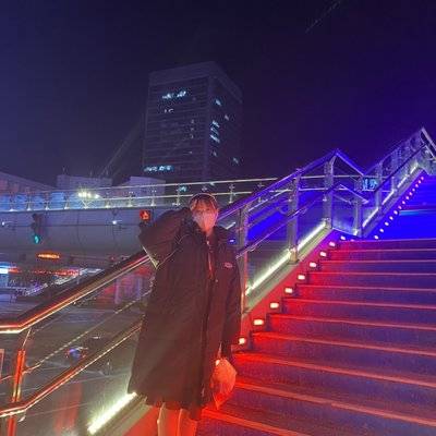 夜景模特