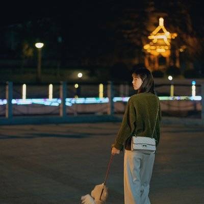 夜景模特