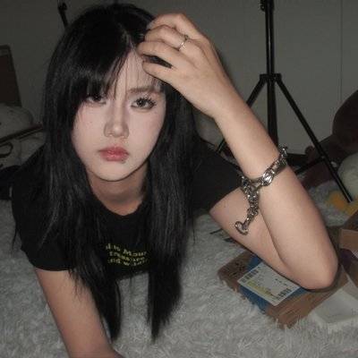 黑白模特