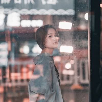 夜景模特