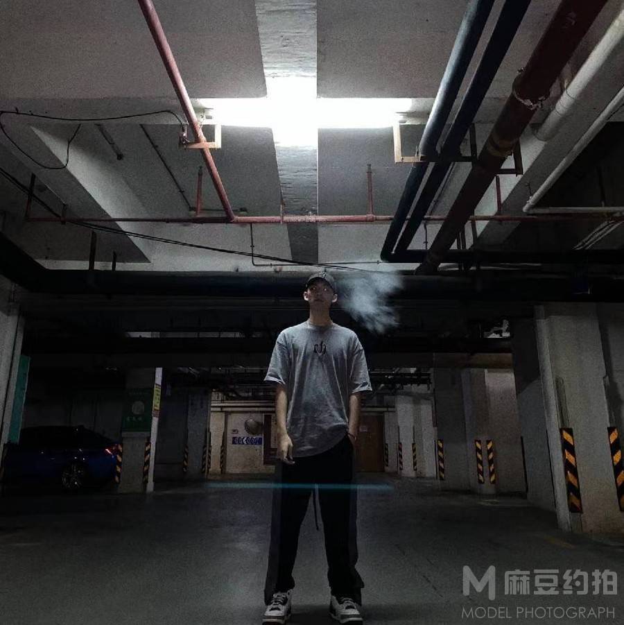 夜景模特