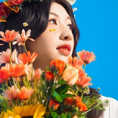 森系模特