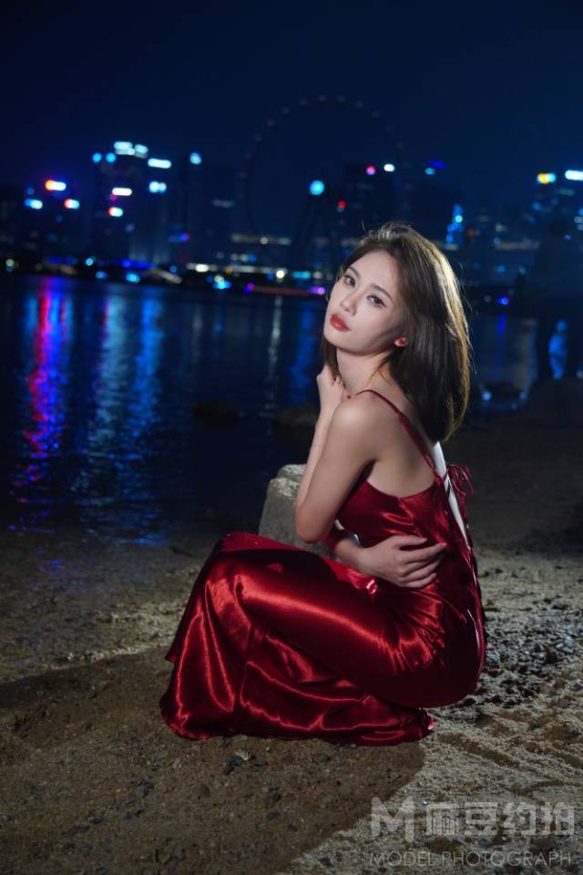 夜景模特