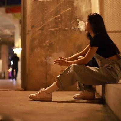 夜景模特