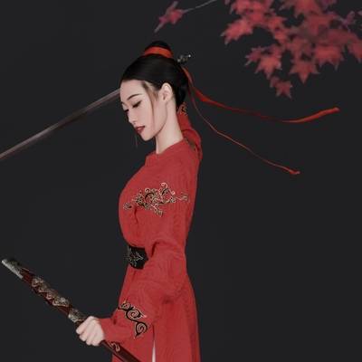 汉服模特