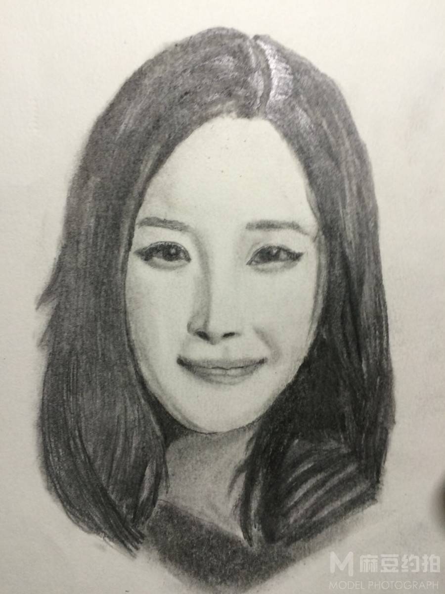 黑白模特