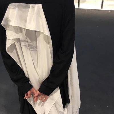 黑白模特