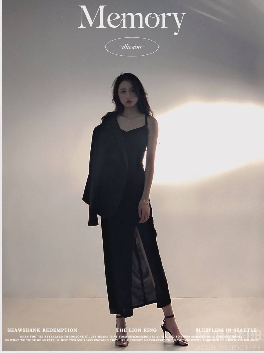 黑白模特
